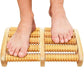 "Wooden Foot Massager Roller – Natural Pain & Stress Relief for Tired Feet"
