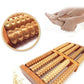"Wooden Foot Massager Roller – Natural Pain & Stress Relief for Tired Feet"